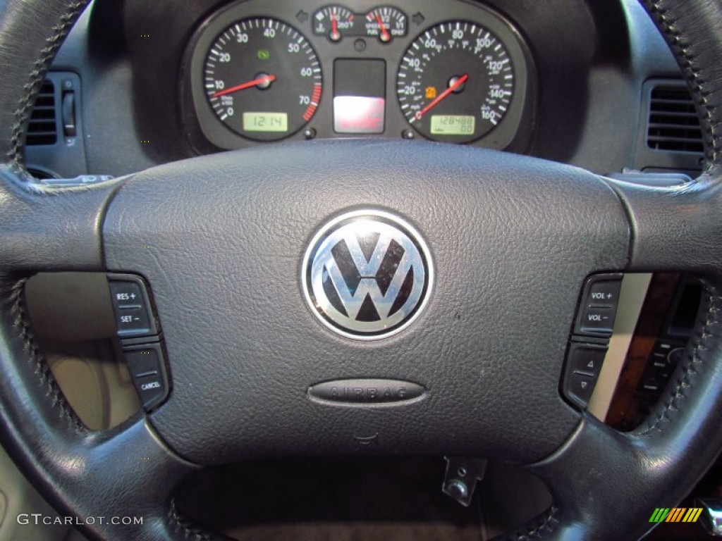 2001 Jetta GLX VR6 Sedan - Galactic Blue / Beige photo #16