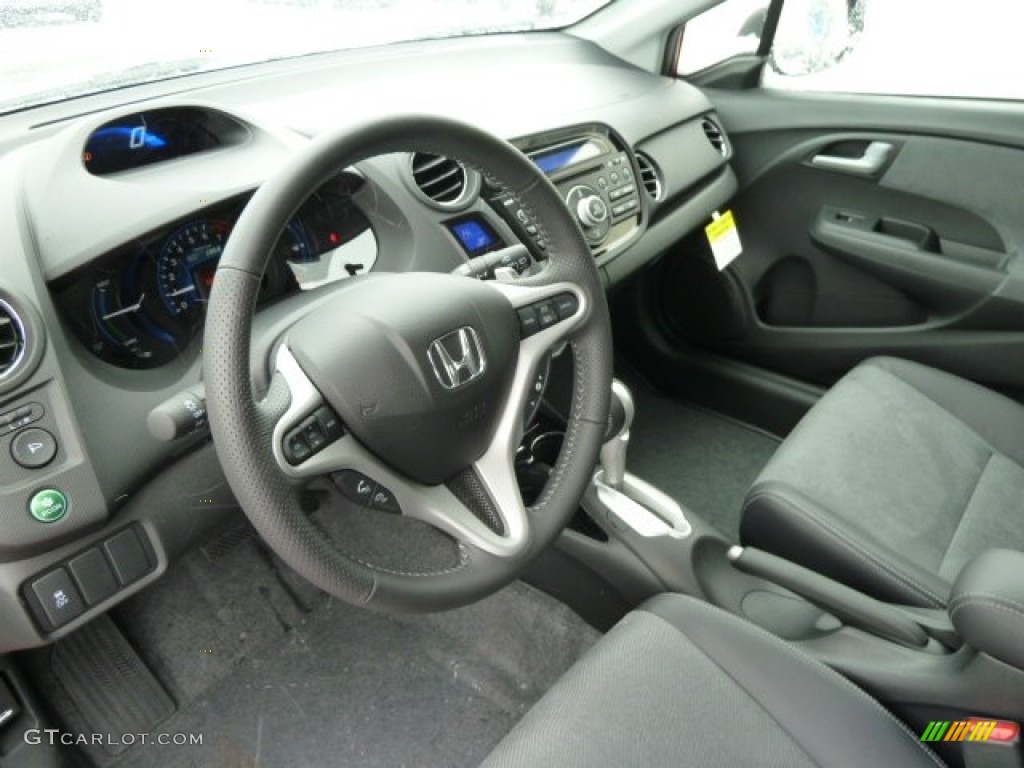 Black Interior 2012 Honda Insight EX Hybrid Photo #59147297