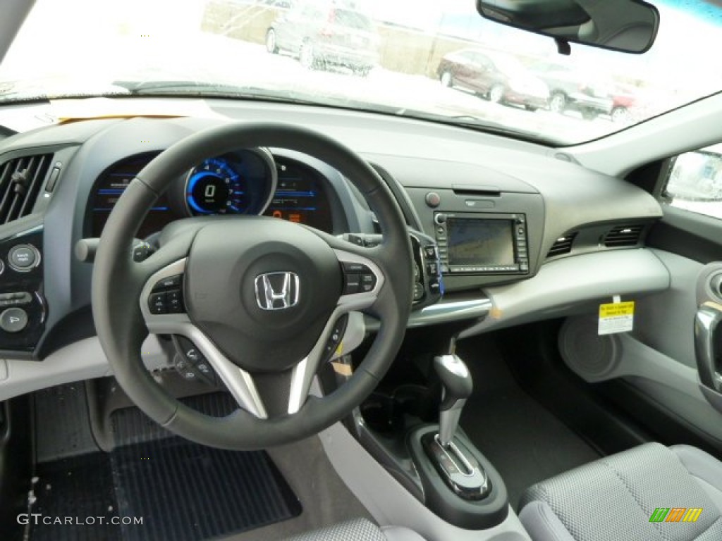 2012 Honda CR-Z EX Navigation Sport Hybrid Gray Dashboard Photo #59147441
