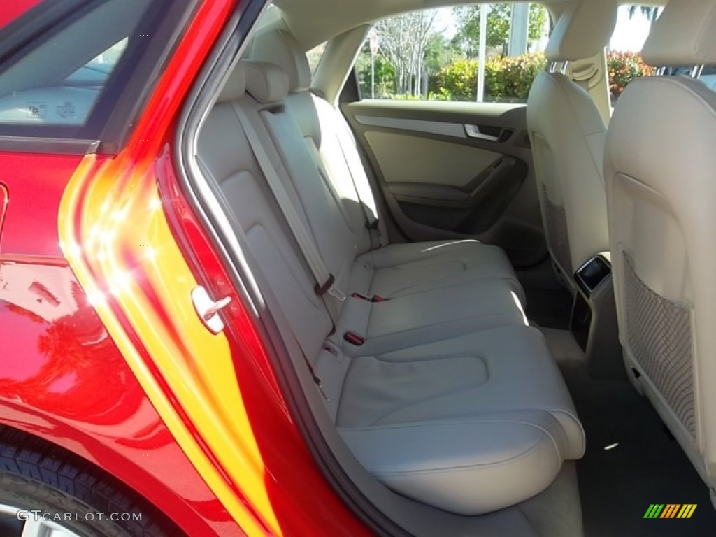 2011 A4 2.0T Sedan - Brilliant Red / Cardamom Beige photo #24