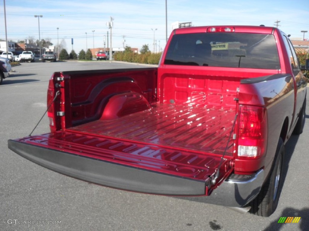 2012 Ram 1500 ST Quad Cab - Deep Cherry Red Crystal Pearl / Dark Slate Gray/Medium Graystone photo #17