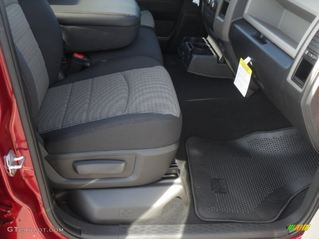 2012 Ram 1500 ST Quad Cab - Deep Cherry Red Crystal Pearl / Dark Slate Gray/Medium Graystone photo #19