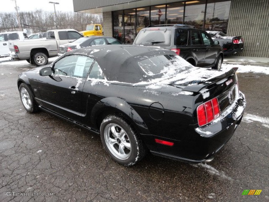 2005 Mustang GT Premium Convertible - Black / Red Leather photo #2