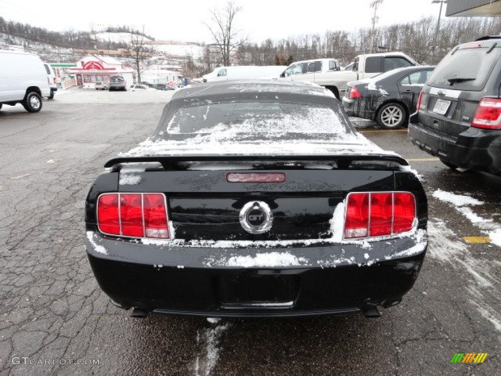 2005 Mustang GT Premium Convertible - Black / Red Leather photo #3