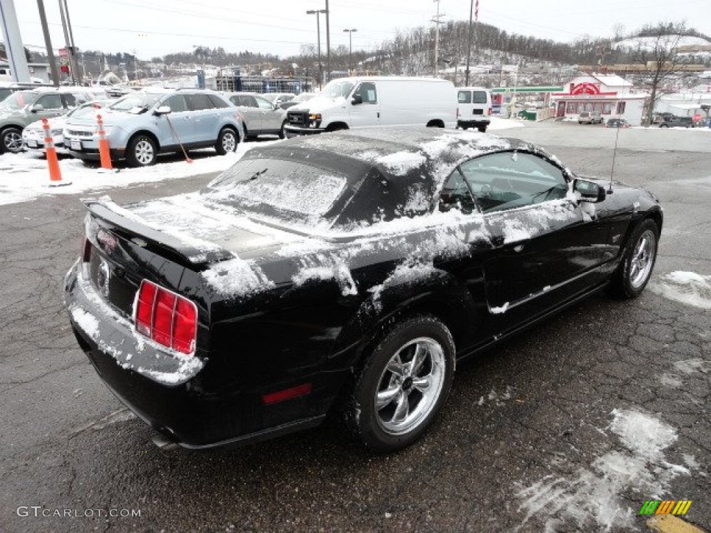 2005 Mustang GT Premium Convertible - Black / Red Leather photo #4