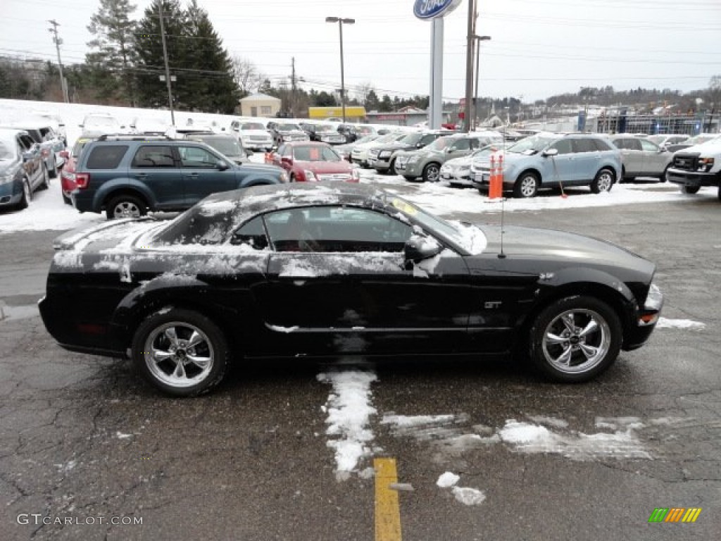 2005 Mustang GT Premium Convertible - Black / Red Leather photo #5