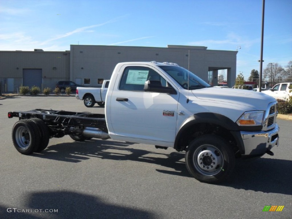 Bright White 2012 Dodge Ram 5500 HD ST Regular Cab 4x4 Chassis Exterior Photo #59149856