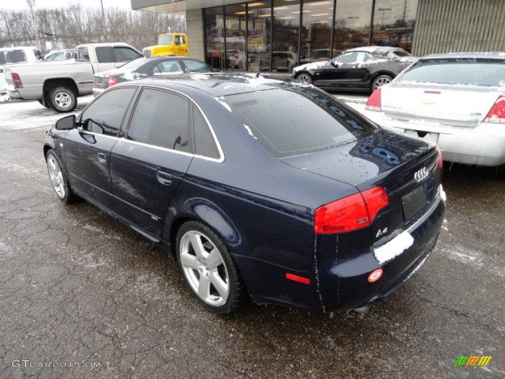 2006 A4 2.0T quattro Sedan - Moro Blue Pearl Effect / Ebony photo #2