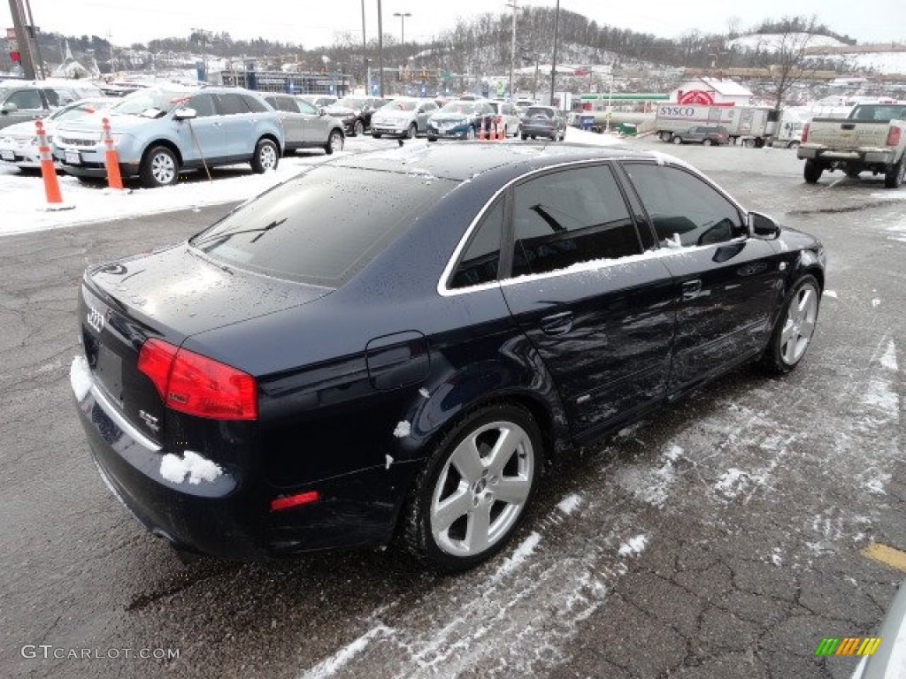 2006 A4 2.0T quattro Sedan - Moro Blue Pearl Effect / Ebony photo #4
