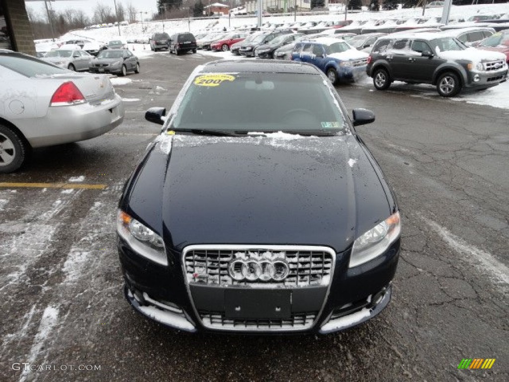 2006 A4 2.0T quattro Sedan - Moro Blue Pearl Effect / Ebony photo #7