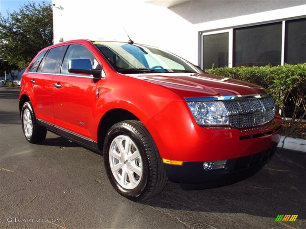 2010 MKX FWD - Red Candy Metallic / Light Camel photo #1