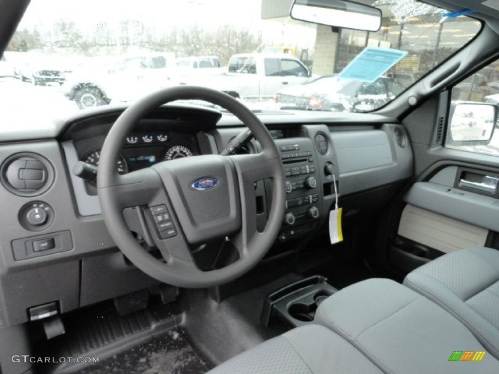 2012 Ford F150 XL Regular Cab Steel Gray Dashboard Photo #59151337