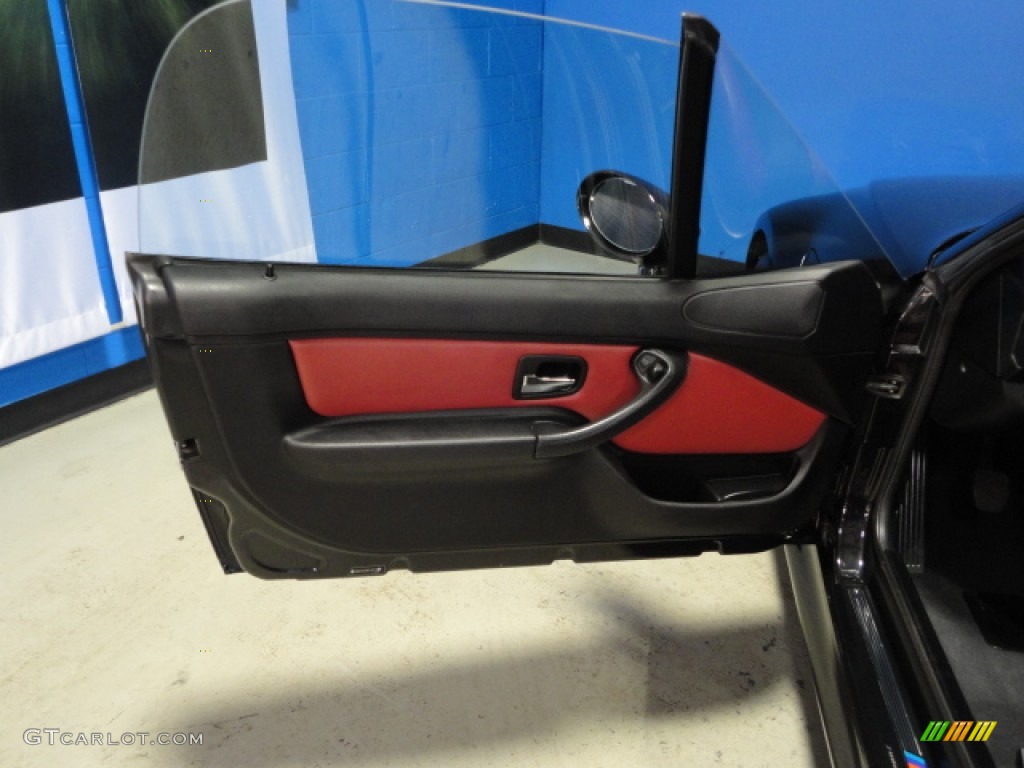 1998 BMW M Roadster Imola Red Door Panel Photo #59151890