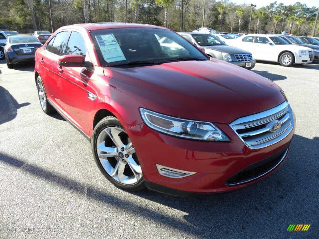 Red Candy Metallic Ford Taurus