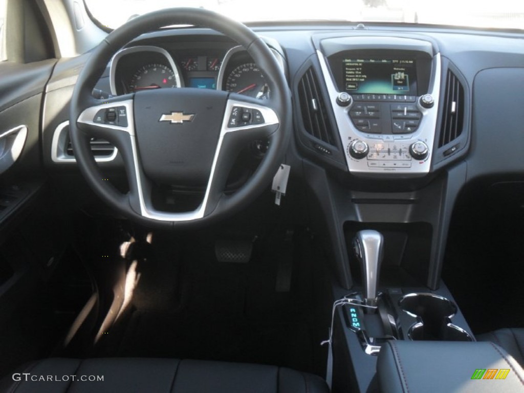 2012 Chevrolet Equinox LT Jet Black Dashboard Photo #59153813