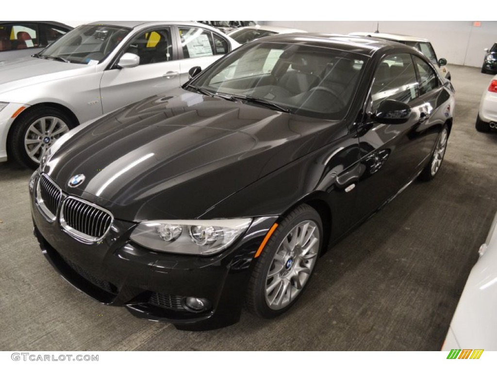 2012 3 Series 328i Coupe - Black Sapphire Metallic / Black photo #9