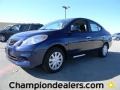 2012 Blue Onyx Metallic Nissan Versa 1.6 SV Sedan  photo #1