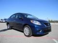 2012 Blue Onyx Metallic Nissan Versa 1.6 SV Sedan  photo #3