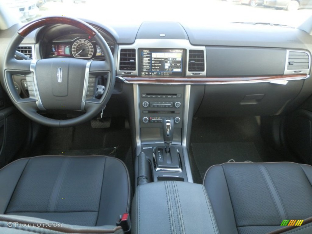 2012 Lincoln MKZ Hybrid Dark Charcoal Dashboard Photo #59155550