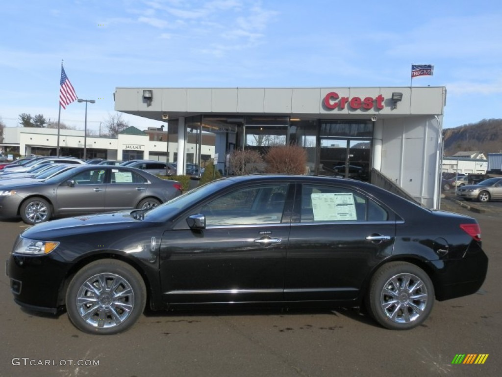 2012 MKZ AWD - Black / Dark Charcoal photo #1