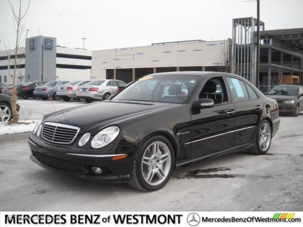 Black Mercedes-Benz E