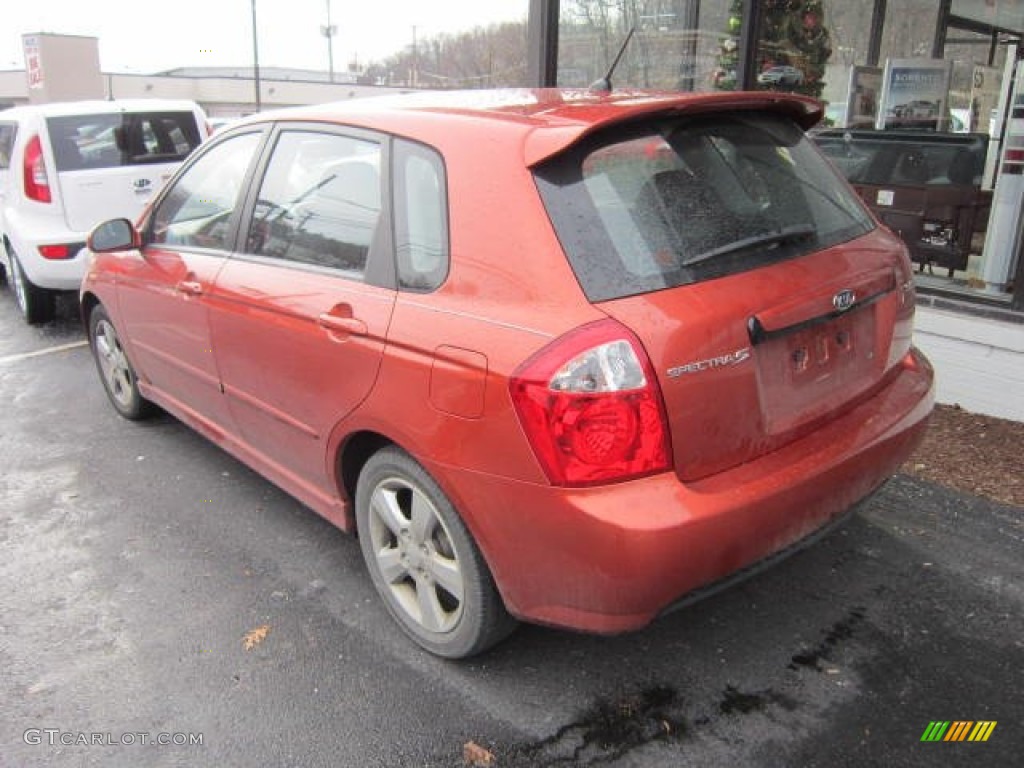 Copperhead Orange Metallic 2009 Kia Spectra 5 SX Wagon Exterior Photo #59157143