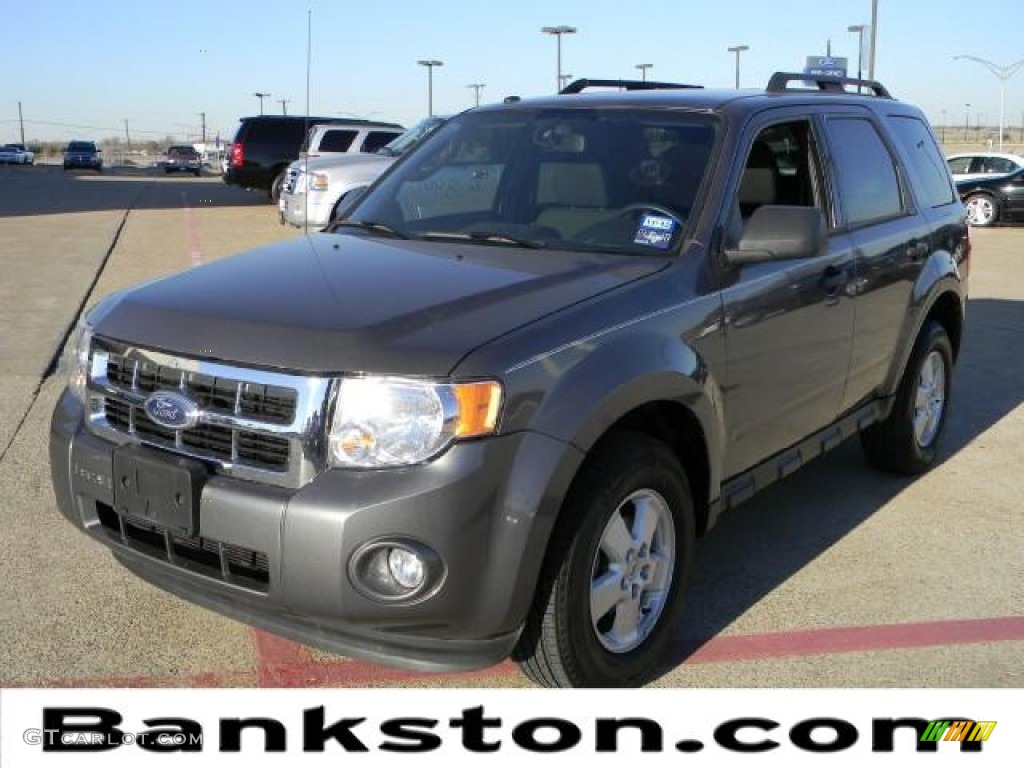 2010 Escape XLT - Sterling Grey Metallic / Charcoal Black photo #1