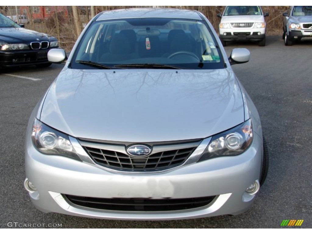 2008 Impreza 2.5i Sedan - Dark Gray Metallic / Carbon Black photo #2