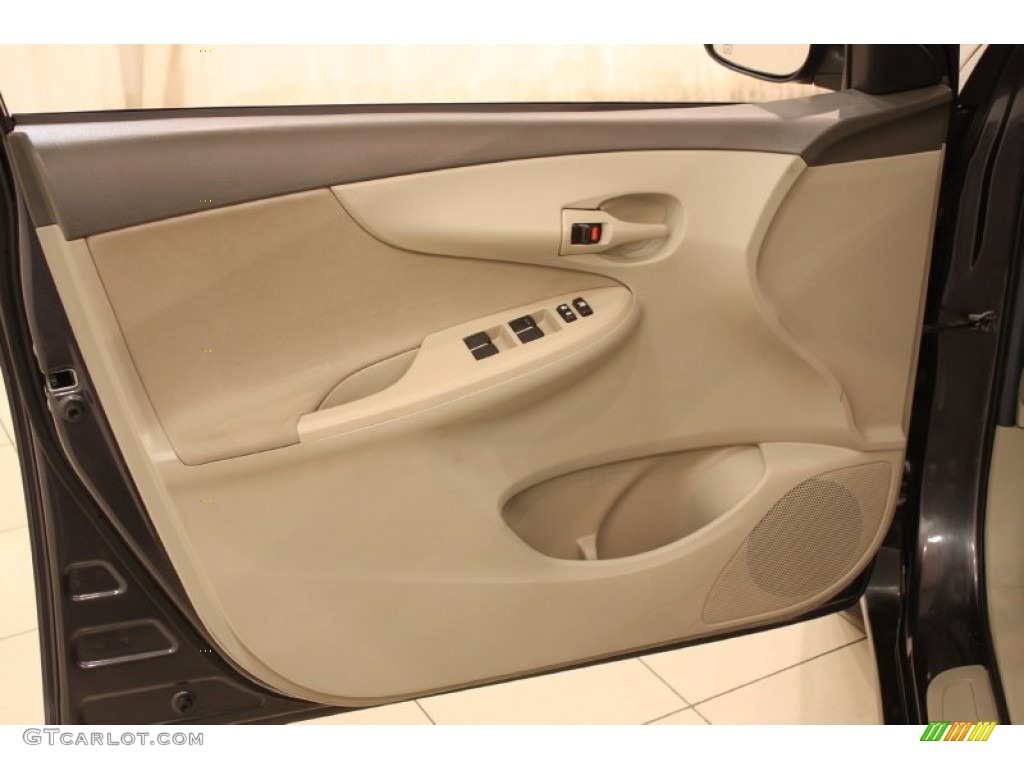 2009 Corolla LE - Magnetic Gray Metallic / Bisque photo #5