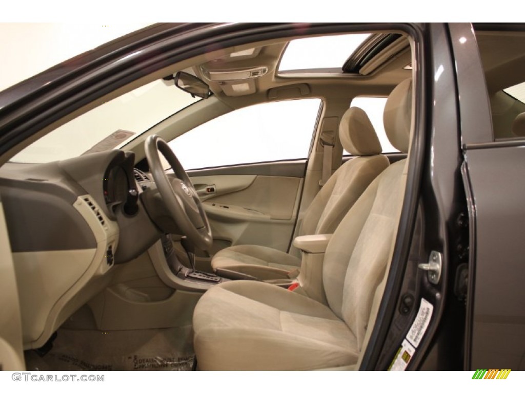 2009 Corolla LE - Magnetic Gray Metallic / Bisque photo #6