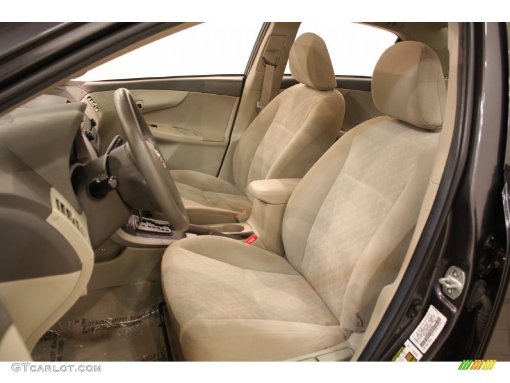 2009 Corolla LE - Magnetic Gray Metallic / Bisque photo #7