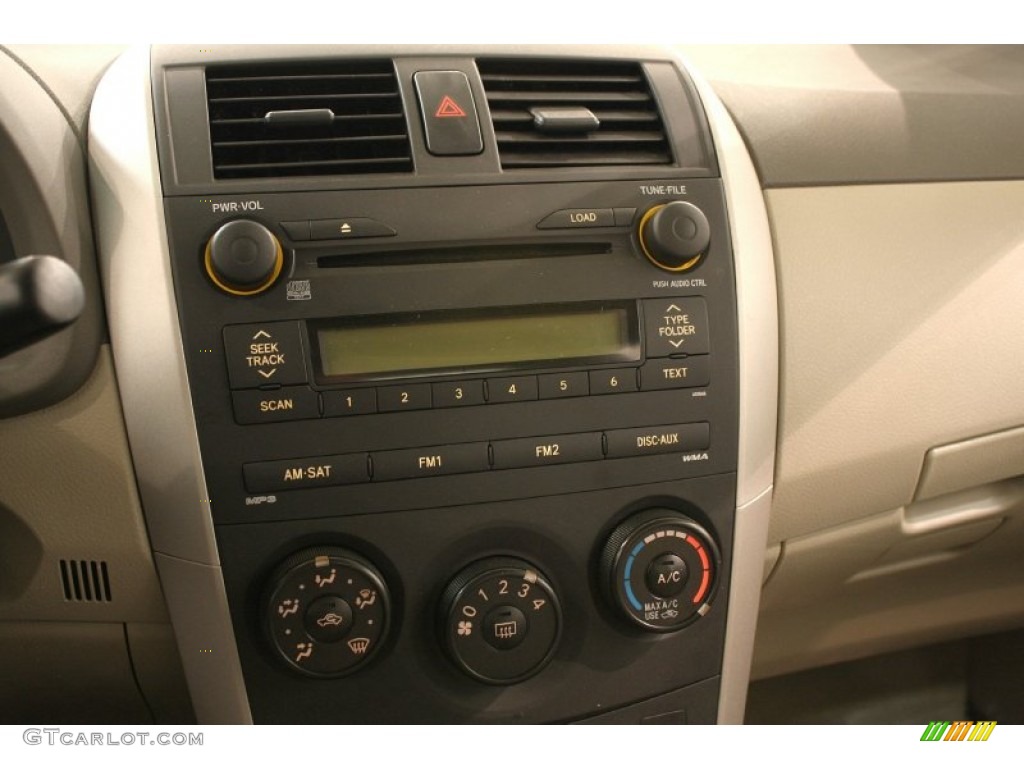 2009 Corolla LE - Magnetic Gray Metallic / Bisque photo #10