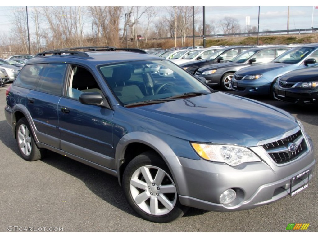 2009 Outback 2.5i Special Edition Wagon - Newport Blue Pearl / Off Black photo #3