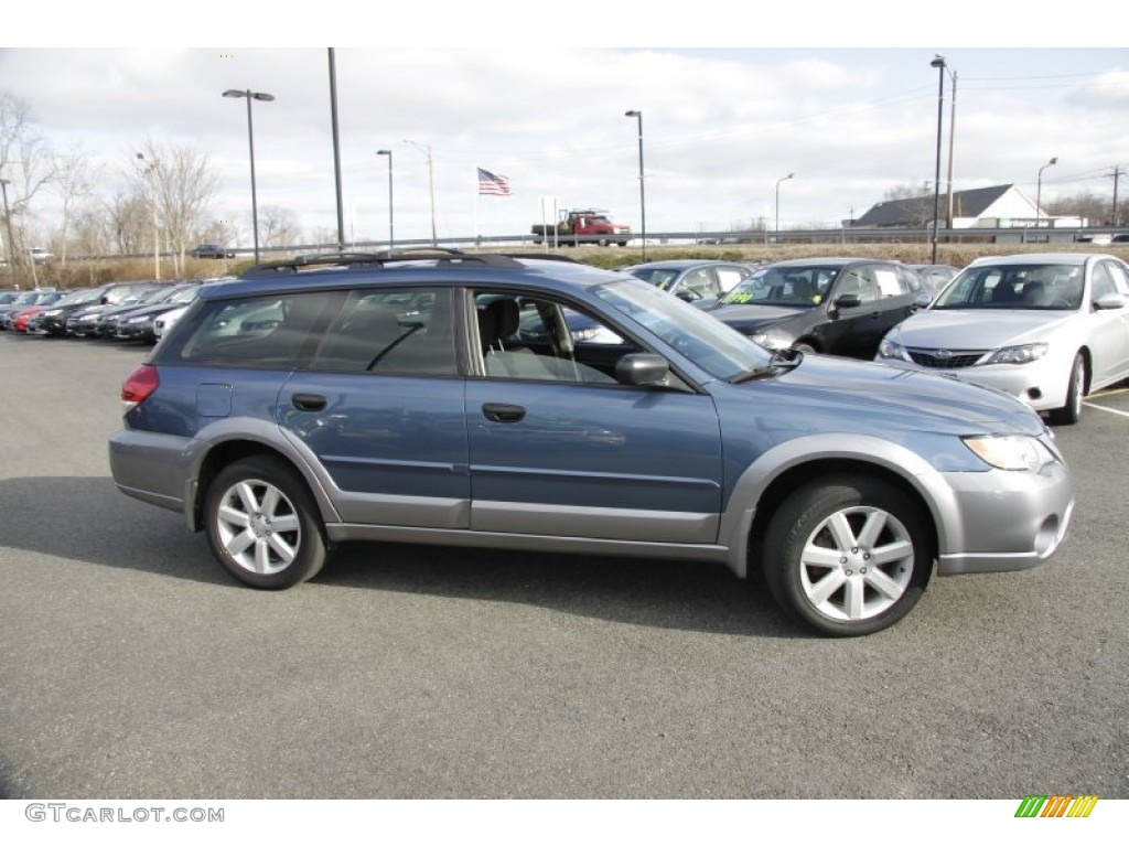 2009 Outback 2.5i Special Edition Wagon - Newport Blue Pearl / Off Black photo #4