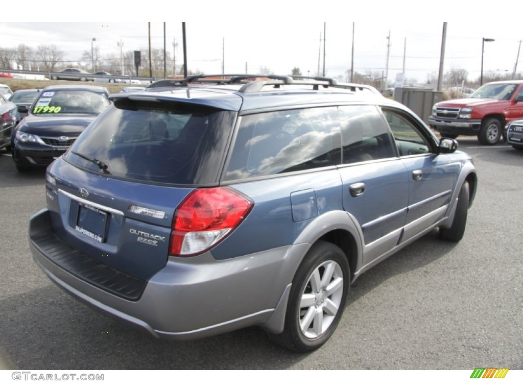 2009 Outback 2.5i Special Edition Wagon - Newport Blue Pearl / Off Black photo #6