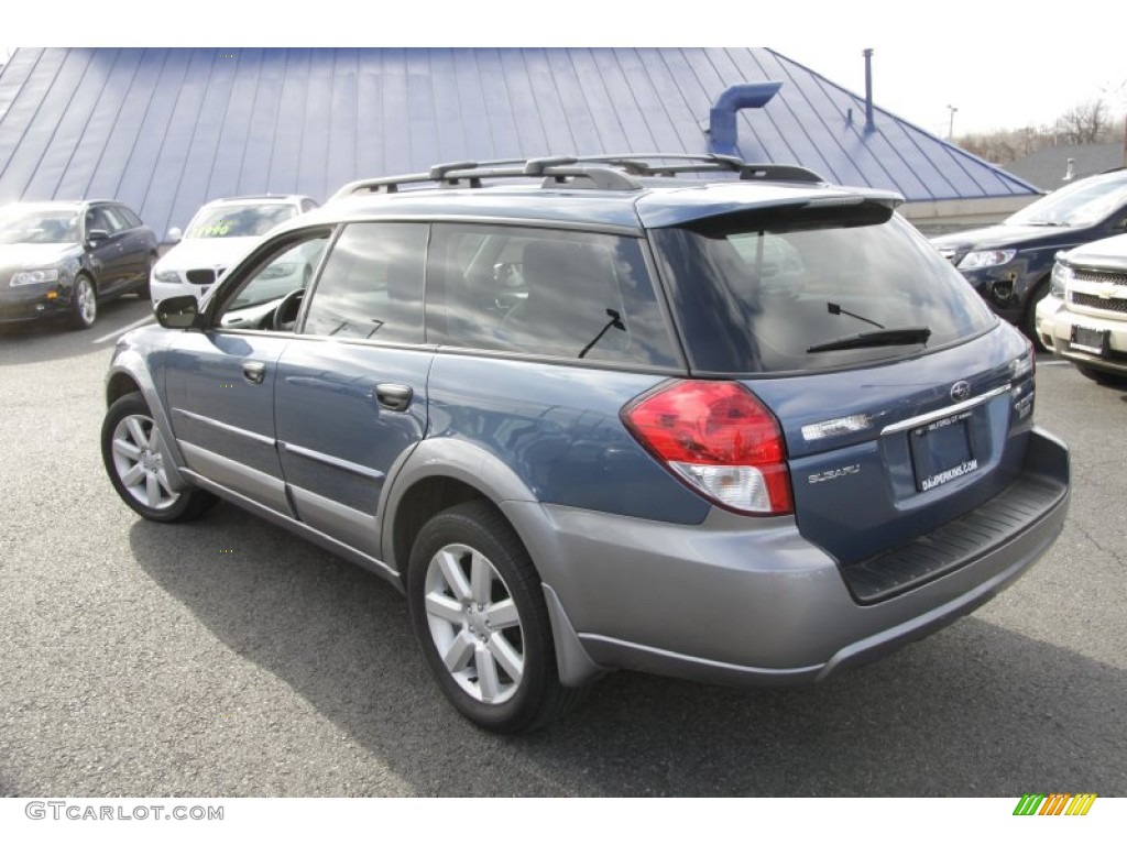 2009 Outback 2.5i Special Edition Wagon - Newport Blue Pearl / Off Black photo #10