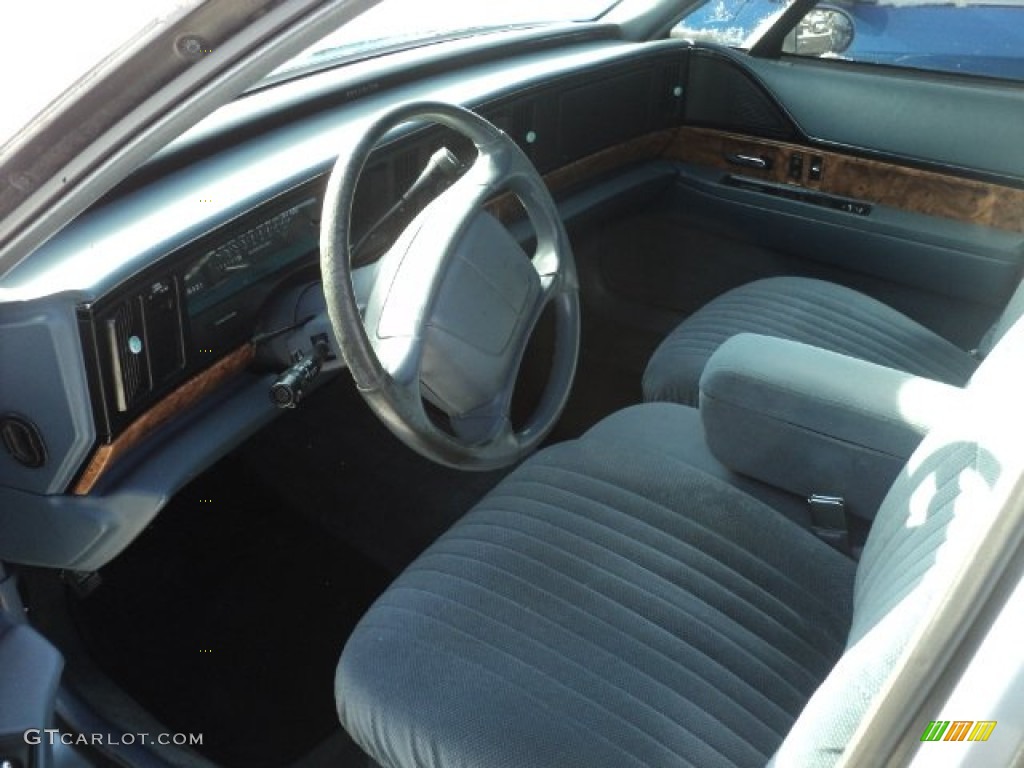 1996 LeSabre Custom - Light Adriatic Blue Metallic / Blue photo #7