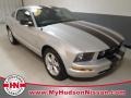 2007 Satin Silver Metallic Ford Mustang V6 Premium Coupe  photo #1