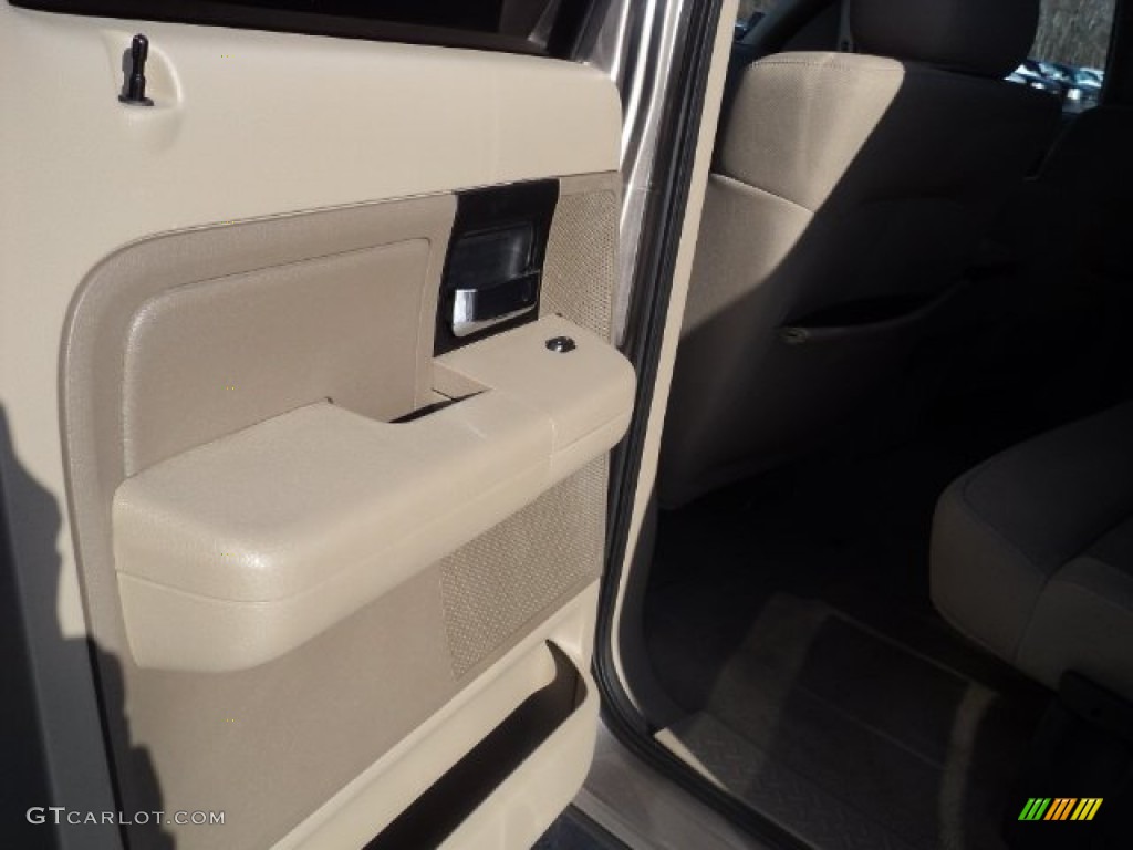 2005 F150 XLT SuperCrew - Arizona Beige Metallic / Tan photo #8