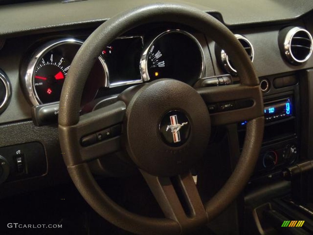2007 Mustang V6 Premium Coupe - Satin Silver Metallic / Dark Charcoal photo #20