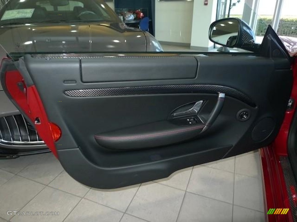 2012 Maserati GranTurismo MC Coupe Nero Door Panel Photo #59161118