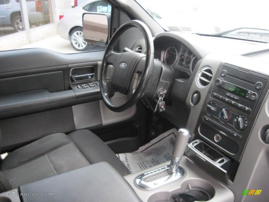 2004 F150 FX4 SuperCab 4x4 - Black / Black photo #7