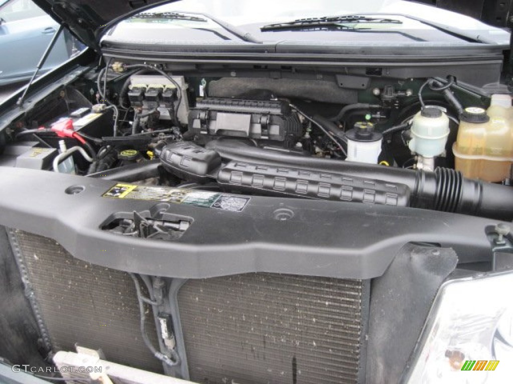 2004 F150 Lariat SuperCrew 4x4 - Aspen Green Metallic / Tan photo #7