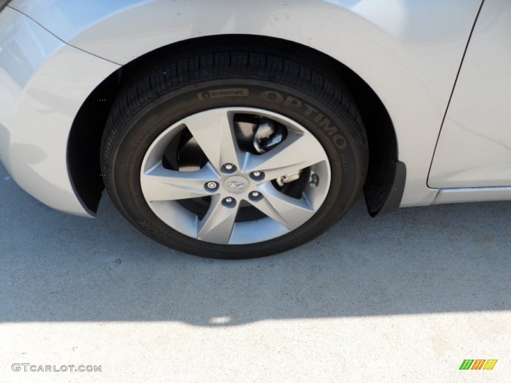2012 Elantra GLS - Shimmering Silver / Gray photo #11