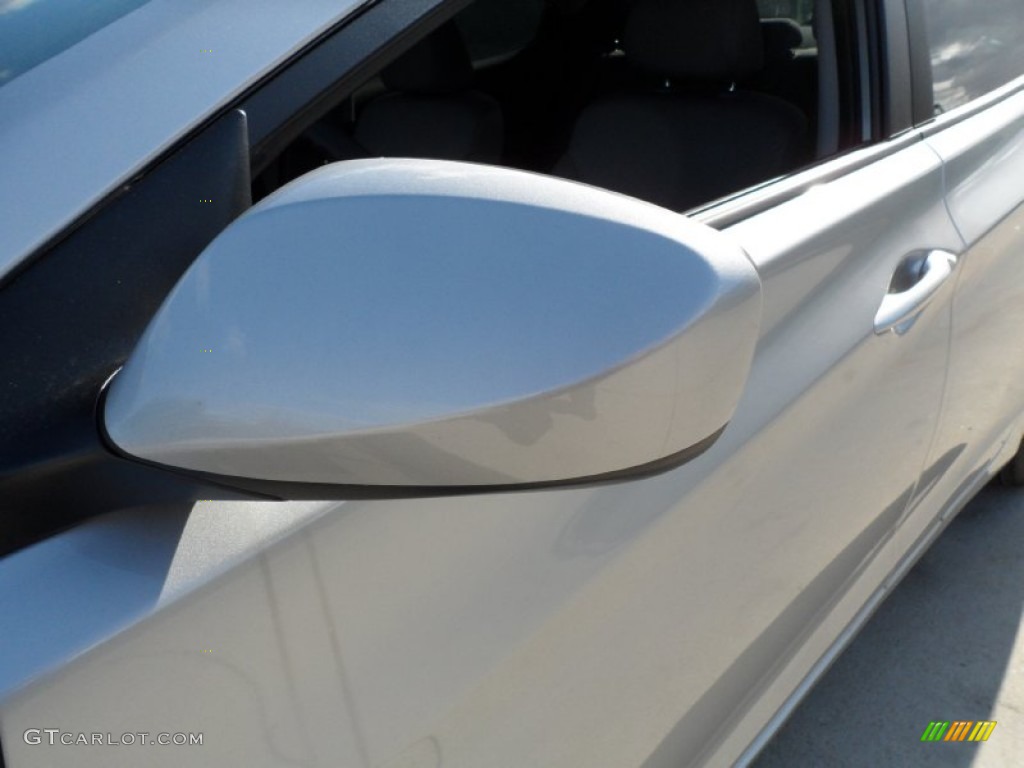 2012 Elantra GLS - Shimmering Silver / Gray photo #12