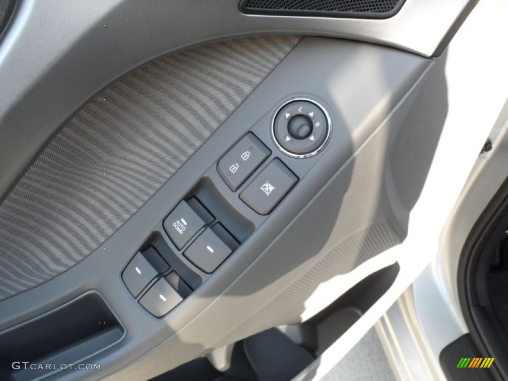 2012 Elantra GLS - Shimmering Silver / Gray photo #22