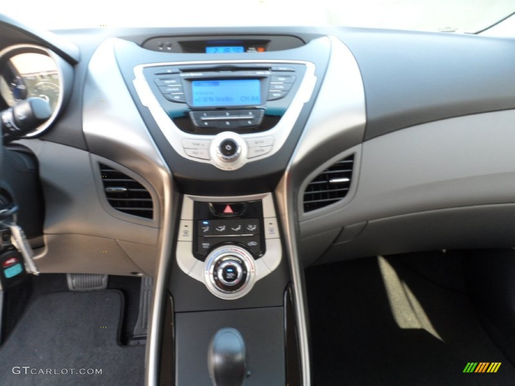 2012 Elantra GLS - Shimmering Silver / Gray photo #26