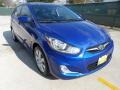 2012 Marathon Blue Hyundai Accent SE 5 Door  photo #1