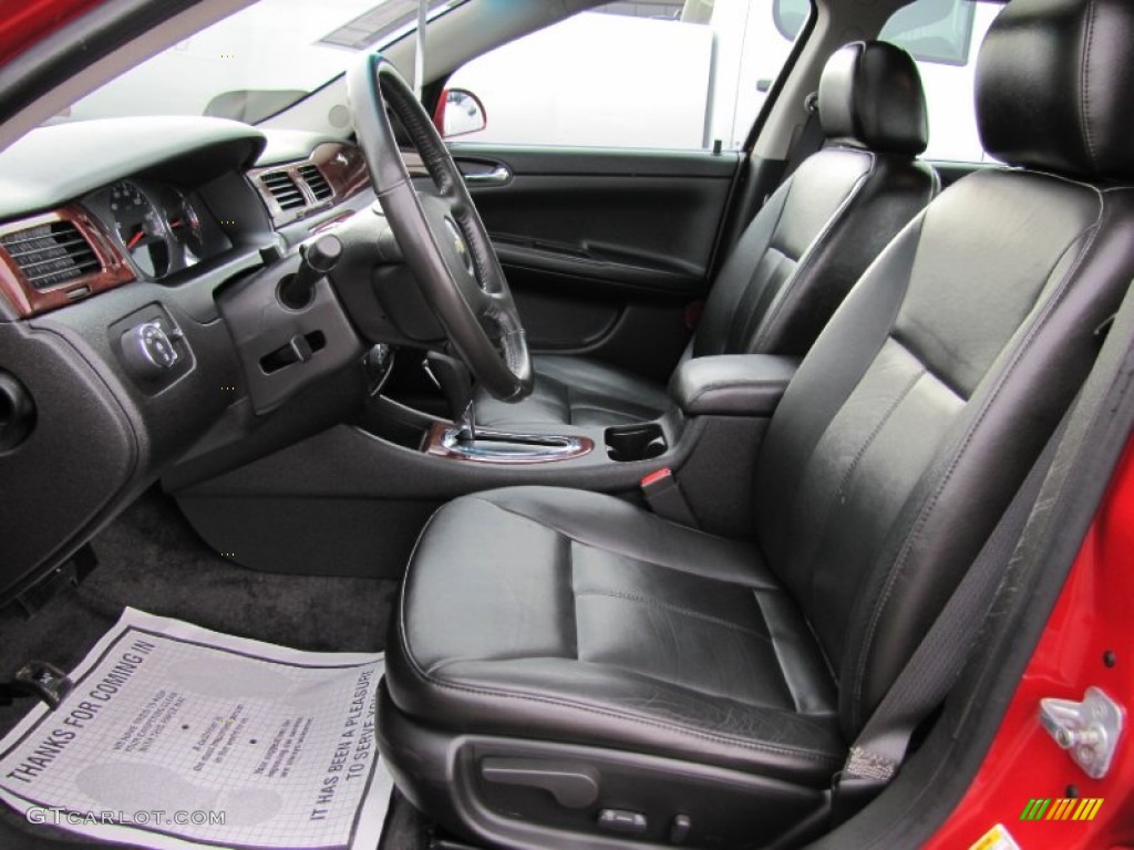 Ebony Black Interior 2008 Chevrolet Impala Ltz Photo