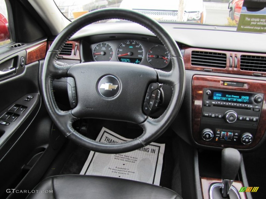 2008 Chevrolet Impala Ltz Ebony Black Dashboard Photo